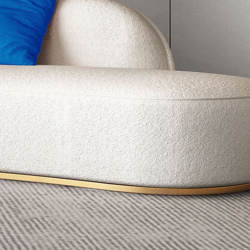 Scandinavian Curved Sectional Sofa Sloped Arm Sofa & Chaise with 3 Pillows Clearhalo 'furn' 'furn_sectionals' 'Furniture' 'Living Room Furniture' 'Sectionals' 1200x1200_d049064f-0e23-4661-b8c5-5214b66dbced