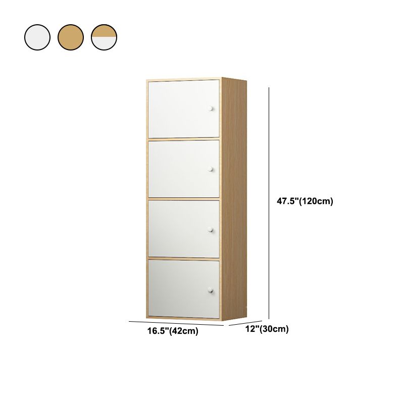 Contemporary Rectangle Wood With Doors and Knobs Accent Cabinet Clearhalo 'Cabinets & Chests' 'cabinets_chests' 'furn' 'furn_cabinets_chests' 'Furniture' 'Living Room Furniture' 1200x1200_d049a391-c81b-4e9b-9a24-b1375d1b936a