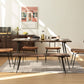 Rectangle Table Dinette Table Industrial Dinner Room Kitchen Table for Indoor Clearhalo ' dining_table' 'Dining Tables & Seating' 'Dining Tables' 'furn' 'furn_dining_table' 'Furniture' 'furniture_dining_table' 'Kitchen & Dining Furniture' 'kitchen&dining_furn' 'kitchen' 'kitchen_dining_table' 1200x1200_d04d7ce9-8526-46c1-92e1-51e5c38da9f6