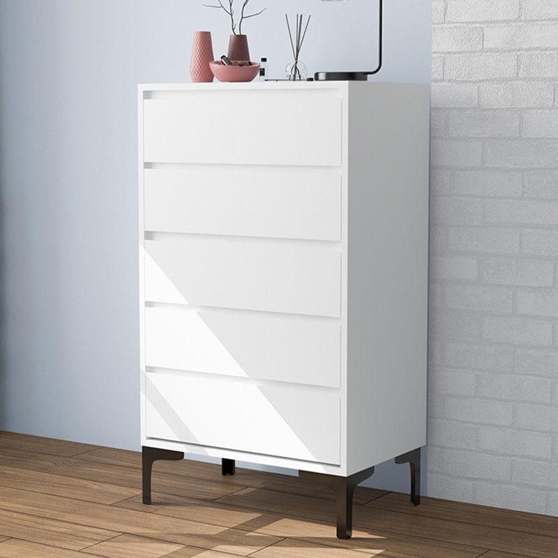 Modern 23.62" L Accent Chest with Drawers and Black Bracket Legs Clearhalo 'Cabinets & Chests' 'cabinets_chests' 'furn' 'furn_cabinets_chests' 'Furniture' 'Living Room Furniture' 1200x1200_d051a100-c4d0-44ca-823f-58c0edcc9aee