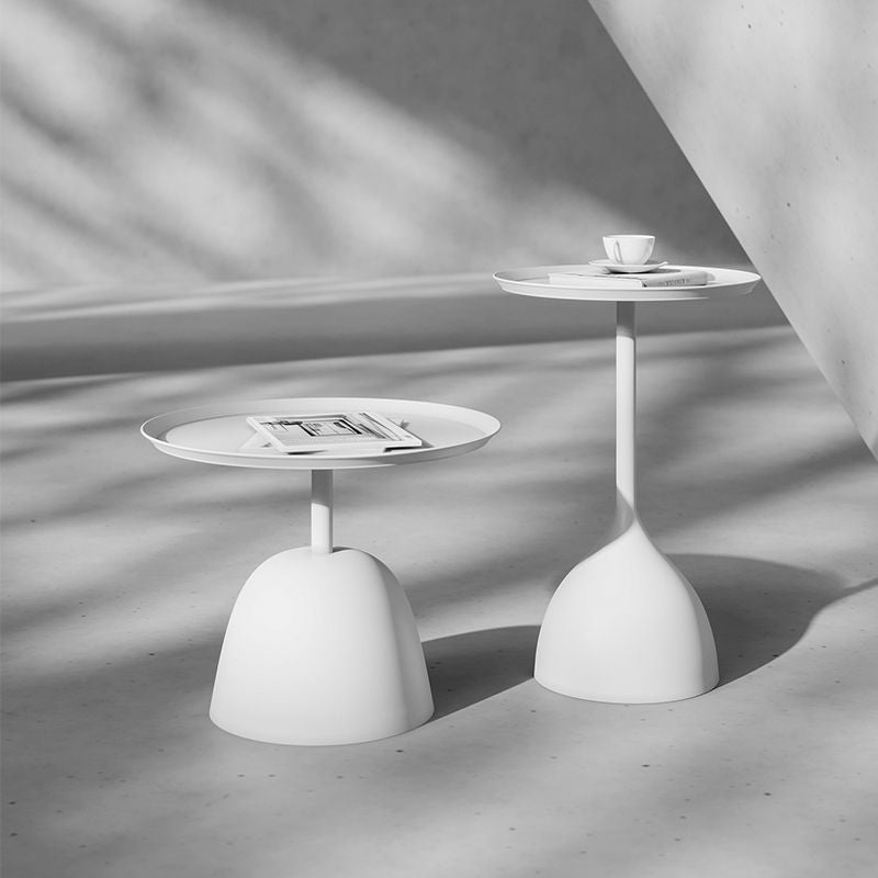 Table de conception de base de piédestal de style moderne médiéval table de table en métal circulaire