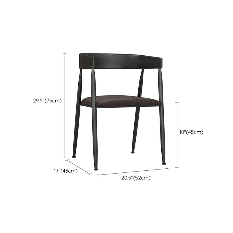 Industrial Dining Set 1/5 Pcs Solid Wood Dining Table and Metal Frame Chairs