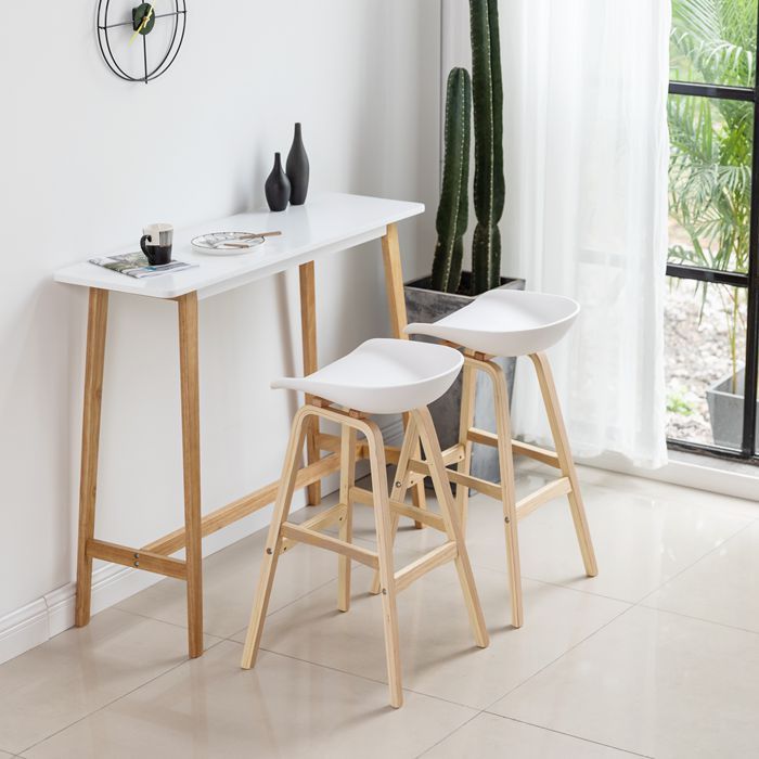 Wood Plastic Counter Stools Backless Scandinavian Bar Stools with Bucket Seat Clearhalo 'Bar Furniture' 'Bar Stools' 'bar_stools' 'furn' 'furn_bar_stools' 'furniture_bar_stools' 'Kitchen & Dining Furniture' 'kitchen&dining_furn' 'kitchen' 'kitchen_furn' Furniture' 1200x1200_d05a3b24-570c-41e8-b414-83125f4e96eb