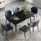 Minimalist Rectangle Shape Standard Dining Table Sintered Stone Dining Table for Kitchen Clearhalo ' dining_table' 'Dining Tables & Seating' 'Dining Tables' 'furn' 'furn_dining_table' 'Furniture' 'furniture_dining_table' 'Kitchen & Dining Furniture' 'kitchen&dining_furn' 'kitchen' 'kitchen_dining_table' 1200x1200_d05a3db4-6066-4414-9628-19bae7d8e2ab
