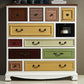 Coastal Dresser Solid Wood Storage Chest Dresser with Multi Drawers