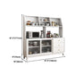 Ritmo rettangolare sideboard mobile da cucina in legno contemporaneo
