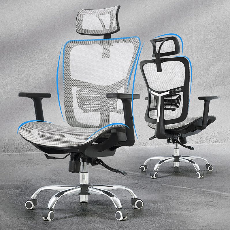 Silla de escritorio moderna Silla de computadora de malla Silla de conferencia con respaldo alto con ruedas