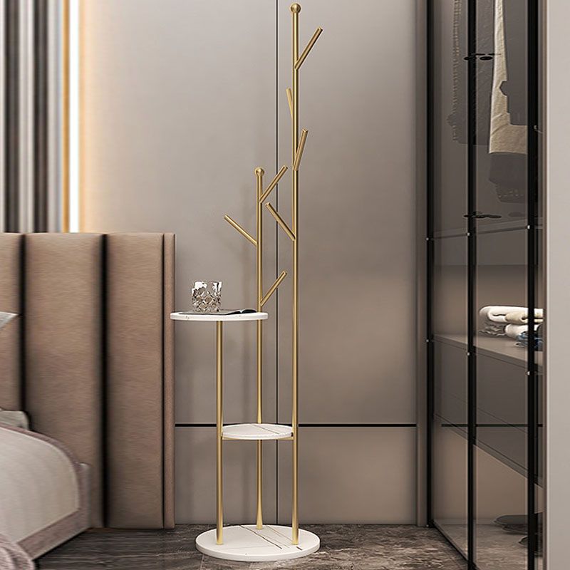 Glamargträger Freistehende Regale und Messdoßhaken Metallhalle Ständer mit Schieferbasis