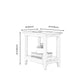 Farmhouse Solid Wood End Table Rectangular Side Table with Shelf Clearhalo 'Coffee & Accent Tables' 'End & Side Tables' 'end_side_table' 'end_side_tables' 'furn' 'furn_end_side_tables' 'Furniture' 'furniture_end_side_table' 'Living Room Furniture' 1200x1200_d0639d10-5346-4d3e-8380-9daf3e8aac3f