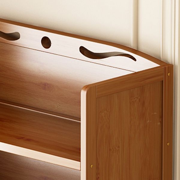 Brown Color Modern Style Bookshelf Engineer Wood Bookcase for Home Clearhalo 'Bookcases' 'furn' 'furn_bookcases' 'Furniture' 'Office Furniture' 1200x1200_d063b9d7-07ba-45ab-9b06-1262940439a9