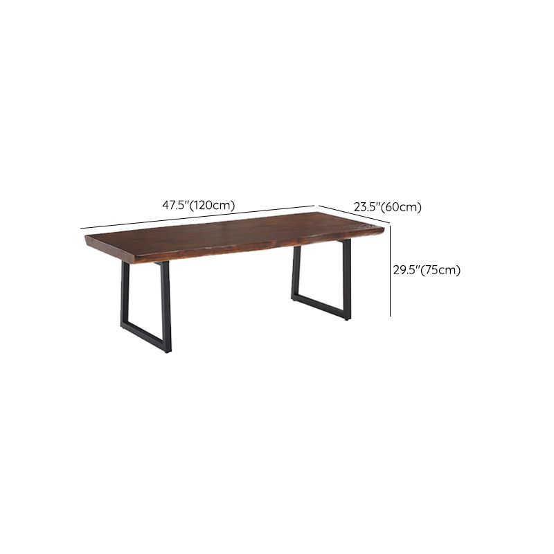 Modern Solid Wood Office Desk Irregular Shape Task Desks with 2-Legs for Office Clearhalo 'furn' 'furn_office_desk' 'Furniture' 'Office Desks' 'Office Furniture' 'office_desk' 1200x1200_d0645e59-30ab-4954-8a9f-a79e7df447a9