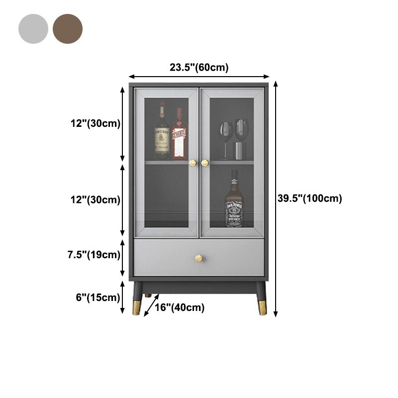 Armadio in stile glam Armadio artificiale Sideboard cucina in legno per sala da pranzo