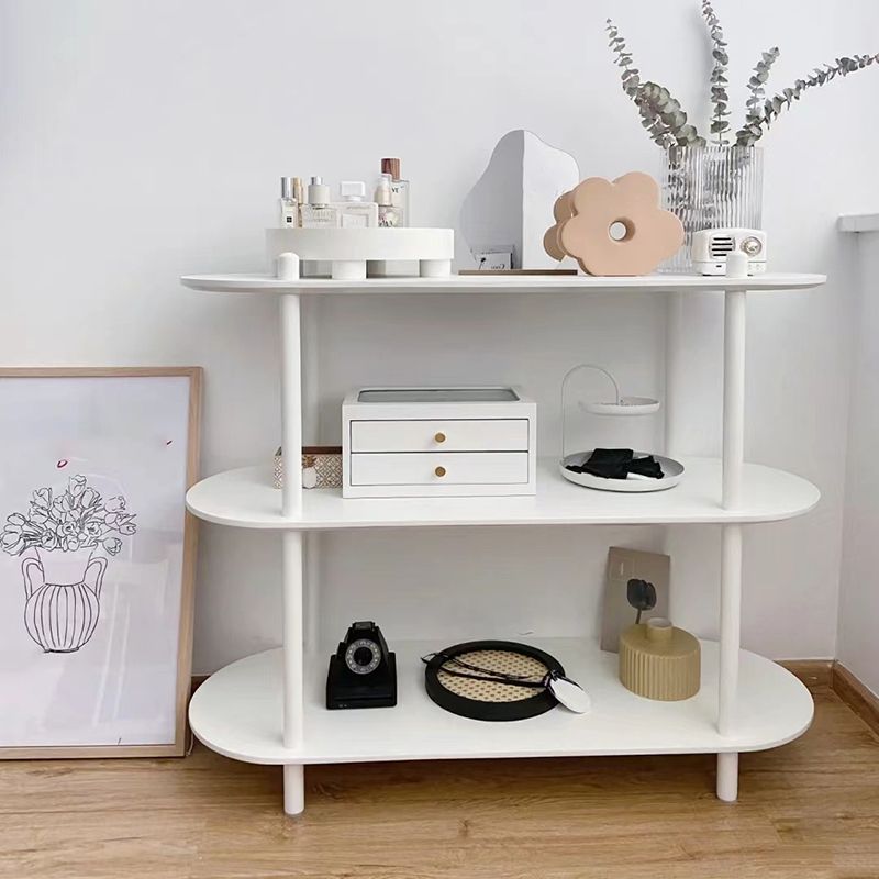 Libreria moderna bianca ingegnerizzato in legno Multi -tiers Etagere Open Bookshelf per Home Office