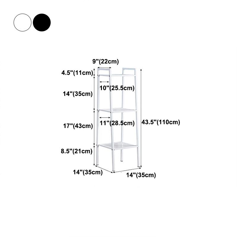 Modern Metal Ladder Bookshelf Vertical Open Bookshelf for Living Room Clearhalo 'Bookcases' 'furn' 'furn_bookcases' 'Furniture' 'furniture_bookcases' 'Office Furniture' 1200x1200_d0668aa9-03b8-488a-b17b-f7c4e2d85067