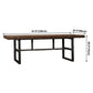 Metal Industrial Rectangular Dining Table Solid Wood Table with Trestle Clearhalo ' dining_table' 'Dining Tables & Seating' 'Dining Tables' 'furn' 'furn_dining_table' 'Furniture' 'furniture_dining_table' 'Kitchen & Dining Furniture' 'kitchen&dining_furn' 'kitchen' 'kitchen_dining_table' 1200x1200_d066abf5-44d4-44f7-a9d3-edd10ac9902d