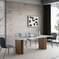 Sintered Stone Dining Table Luxury Style Double Pedestal Base Table for Home Clearhalo ' dining_table' 'Dining Tables & Seating' 'Dining Tables' 'furn' 'furn_dining_table' 'Furniture' 'furniture_dining_table' 'Kitchen & Dining Furniture' 'kitchen&dining_furn' 'kitchen' 'kitchen_dining_table' 1200x1200_d067e5c5-1531-4c5f-8e1a-13a67ae44c95