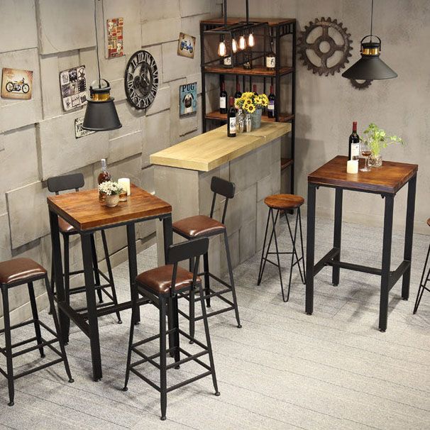 Contemporary Bar Stool and Table Set 1/2/4/5 Pieces Table and Stool Set Clearhalo 'Bar Furniture' 'furn' 'furn_home_bar_bar_sets' 'Furniture' 'Home Bars & Bar Sets' 'home_bar_bar_sets' 'Kitchen & Dining Furniture' 1200x1200_d0683294-a0ac-4667-8e0c-05c78354c52d