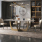 Metal Traditional Luxury Rectangle Table Sintered Stone Table for Dining Room and Kitchen Clearhalo ' dining_table' 'Dining Tables & Seating' 'Dining Tables' 'furn' 'furn_dining_table' 'Furniture' 'furniture_dining_table' 'Kitchen & Dining Furniture' 'kitchen&dining_furn' 'kitchen' 'kitchen_dining_table' 1200x1200_d06c1d18-9e6d-4f73-8409-b712869deea7