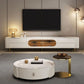 Console TV multimediale con contenitore chiuso Console TV Glam con 4 cassetti