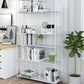 Modern Metal Etagere Bookshelf Vertical Iron Bookshelf for Living Room Clearhalo 'Bookcases' 'furn' 'furn_bookcases' 'Furniture' 'furniture_bookcases' 'Office Furniture' 1200x1200_d06dbddb-8870-458a-8060-39cd418166de