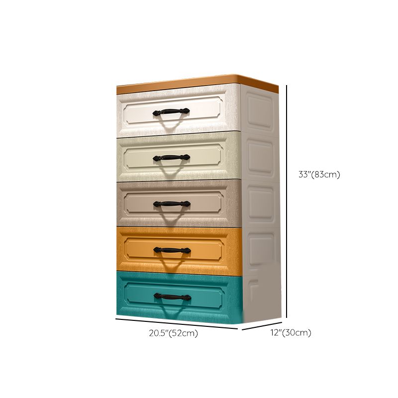 Non-Hanging Wardrobe Armoire with Drawer Plastic Storage Cabinet Wardrobe Clearhalo 'Armoires & Wardrobes' 'armoires_wardrobes' 'Bedroom Furniture' 'furn' 'furn_armoires_wardrobes' 'Furniture' 1200x1200_d0712652-8117-4698-874c-fee3275dad24