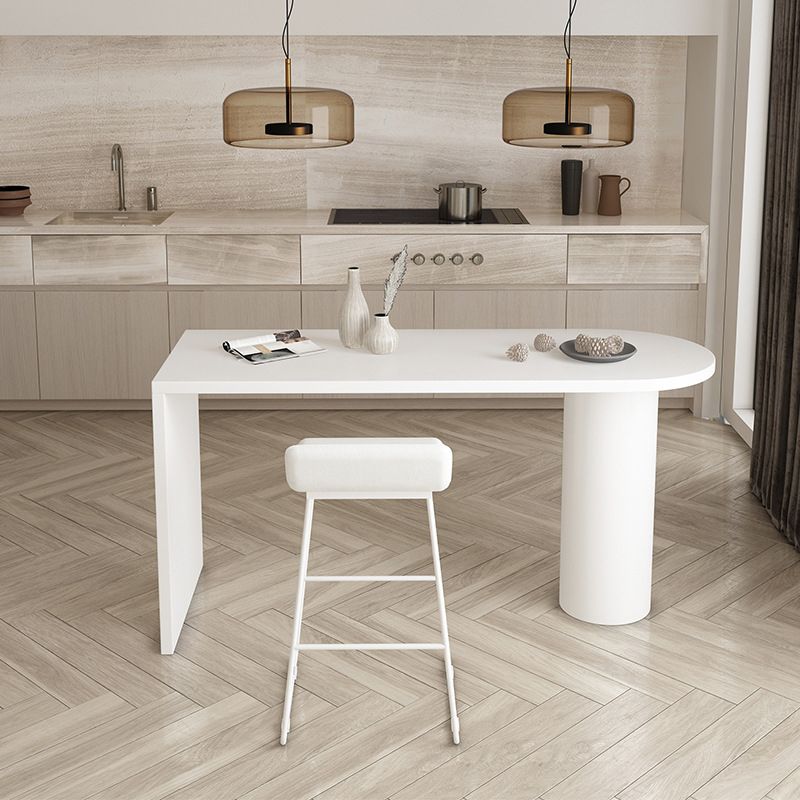 Table moderne en bois massif de forme libre, pour cuisine, salon, café