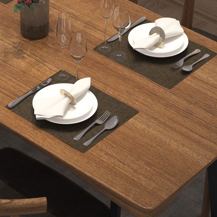 Rectangle Pine Wood Table for Restaurant Industrial Dining Table with Double Pedestal Clearhalo 'Dining Tables & Seating' 'Dining Tables' 'dining_table' 'furn' 'furn_dining_table' 'Furniture' 'furniture_dining_table' 'Kitchen & Dining Furniture' 'kitchen' 'kitchen_dining_table' 1200x1200_d073fbcd-71a2-4f23-a5d3-f64d52fce0c3