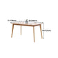 Modern Oak Wood Table for Restaurant Rectangle Dining Table with 4 Legs Clearhalo 'Dining Tables & Seating' 'Dining Tables' 'dining_table' 'furn' 'furn_dining_table' 'Furniture' 'furniture_dining_table' 'Kitchen & Dining Furniture' 'kitchen' 'kitchen_dining_table' 1200x1200_d0764713-6572-44d8-a31e-5aad6c838fa7