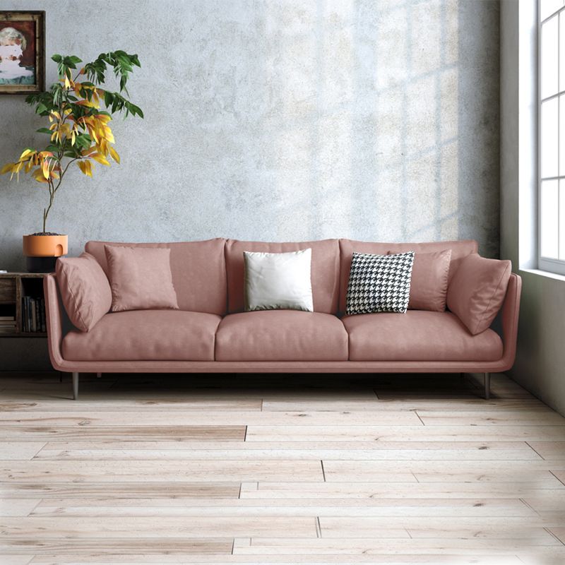 Modernism Standard Sofa 3/4-seat Tuxedo Arm Sofa for Living Room Clearhalo 'furn' 'furn_sofas' 'Furniture' 'furniture_sofas' 'kitchen' 'kitchen_sofas' 'Living Room Furniture' 'Sofa' 'sofas' 1200x1200_d077054c-6460-4eb9-a9ae-6c2f6867c924