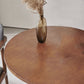 Round Dining Table Set 1/3 Pcs Solid Wood Top Dining Table and Arm Chairs