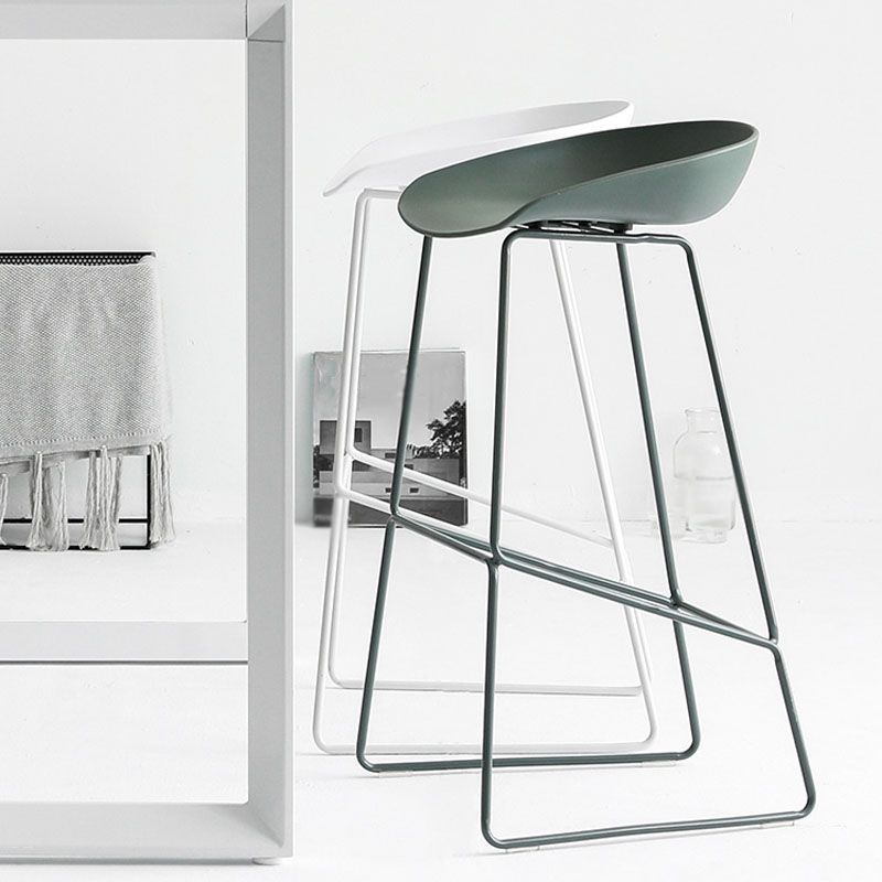 Modern Style Bar-stool Sled Legs PP Bucket Seat Barstool for Counter Bar Clearhalo 'Bar Furniture' 'Bar Stools' 'bar_stools' 'furn' 'furn_bar_stools' 'furniture_bar_stools' 'Kitchen & Dining Furniture' 'kitchen&dining_furn' 'kitchen' 'kitchen_furn' Furniture' 1200x1200_d07810eb-ecd9-42cc-a928-59cf7301b850