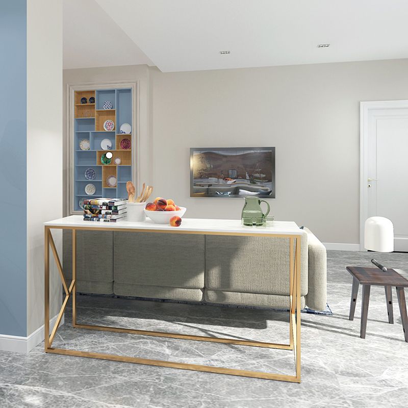 33.46 "Table de acento resistente a la tabla de la mesa de la consola de 1 estante para el salón