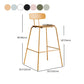 Scandinavian Milk Tea Shop Metal Bar Stool Matte Finish Footrest Stool Clearhalo 'Bar Furniture' 'Bar Stools' 'bar_stools' 'furn' 'furn_bar_stools' 'Furniture' 'furniture_bar_stools' 'Kitchen & Dining Furniture' 1200x1200_d0788175-f1bc-46de-9c78-51e4521cdaee