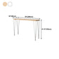 White Wood Top Counter Table Gold 4 Legs Industrial Bar Table for Dining Room Clearhalo 'Bar Furniture' 'Bar Tables' 'bar_tables' 'furn' 'furn_bar_tables' 'Furniture' 'furniture_bar_tables' 'Kitchen & Dining Furniture' 1200x1200_d078902e-a5a2-4283-bc8c-c8414fd35a37