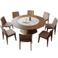 Modern 1/4/6/7/8/9 Pieces Dining Set Sintered Stone Dining Table Set with Leather Chairs Clearhalo 'Dining Room Sets' 'Dining Tables & Seating' 'dining_room_set' 'furn' 'furn_dining_room_set' 'Furniture' 'furniture_dining_room_set' 'Kitchen & Dining Furniture' 'kitchen&dining_furn' 'kitchen' 1200x1200_d07a0c43-96e5-42e4-9697-9ade1f227d25