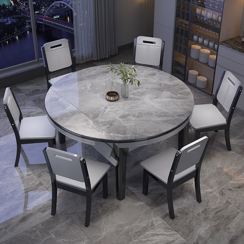 Moderne eettafel met 4 poten, uitschuifbare eettafel voor de keuken