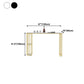 Gorgeous Bar Table Stone Top Gold Base Pub Table with Shelf for Living Room, Only Table Clearhalo 'Bar Furniture' 'Bar Tables' 'bar_tables' 'furn' 'furn_bar_tables' 'Furniture' 'furniture_bar_tables' 'Kitchen & Dining Furniture' 1200x1200_d082d131-d9f5-44c6-9898-92e1bd147318