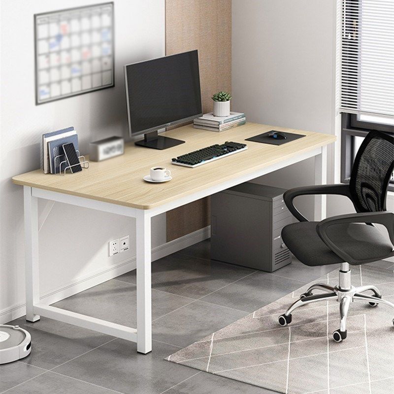 Contemporary Dormitory Writing Desk Rectangular Wooden Writing Desk Clearhalo 'furn' 'furn_office_desk' 'Furniture' 'furniture_office_desk' 'Office Desks' 'Office Furniture' 'office_desk' 1200x1200_d083ee9d-cb12-482c-9690-1a5794b71617