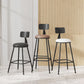 Modern Armless Backrest Counter Stool Iron Cafe Bar Stool with Leather Cushion Clearhalo 'Bar Furniture' 'Bar Stools' 'bar_stools' 'furn' 'furn_bar_stools' 'Furniture' 'furniture_bar_stools' 'Kitchen & Dining Furniture' 1200x1200_d0852f51-7510-45a5-91e4-8a8cb7e25fbc