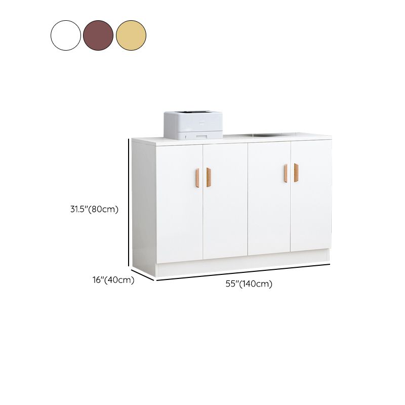 Moderno moderno mobile ingegnerizzato ingegneri di scaffalatura regolabile in legno con porte