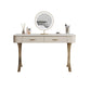 Glam Makeup Vanity Desk Table Stone Top Dressing Table with Drawer