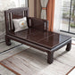 Traditional with Arms Wooden Chaise with Pillow Round Arms for Bedroom Living Room Clearhalo 'Chairs & Seating' 'Chaise Lounge' 'chaise_lounge' 'furn' 'furn_chaise_lounge' 'Furniture' 'Living Room Furniture' 1200x1200_d08b41e8-61fd-4e81-85bc-65696d3933e4