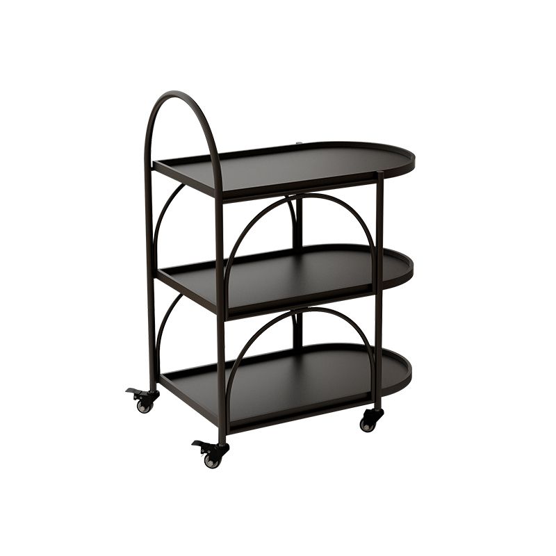 14" Wide Contemporary Corner Table 3-Tier Side Table with Storage