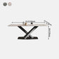 Rectangle Traditional Luxury Dining Table Sintered Stone Table with Black Pedestal Base Clearhalo ' dining_table' 'Dining Tables & Seating' 'Dining Tables' 'furn' 'furn_dining_table' 'Furniture' 'furniture_dining_table' 'Kitchen & Dining Furniture' 'kitchen&dining_furn' 'kitchen' 'kitchen_dining_table' 1200x1200_d08cf3c0-b2d1-4a64-a294-f791c7c817fe
