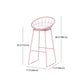 Modern Style Iron Bar Stool with Footrest Milk Tea Shop Pink Bar Stool 30 Inches Clearhalo 'Bar Furniture' 'Bar Stools' 'bar_stools' 'furn' 'furn_bar_stools' 'furniture_bar_stools' 'Kitchen & Dining Furniture' 'kitchen&dining_furn' 'kitchen' 'kitchen_furn' Furniture' 1200x1200_d08d3773-29f4-4bd8-9f28-b5cec85a79bf