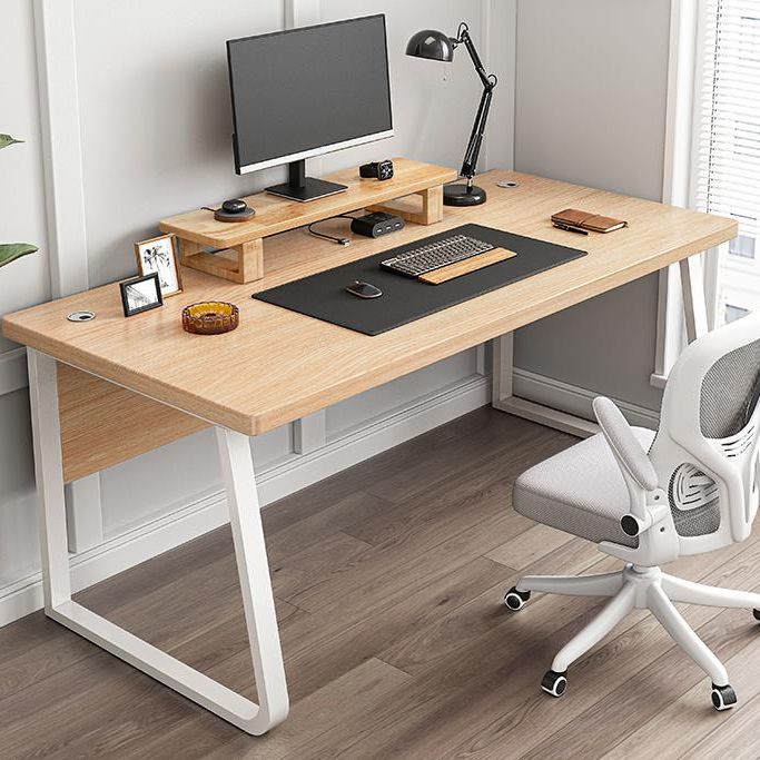 29.53 "H Industrial Office Desk Antique Finish Computer Desk