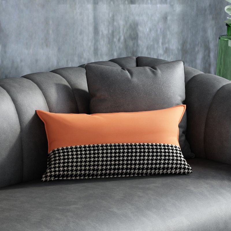 Contemporáneo 31.5 "H Faux Leather Tuxedo Brazo Cosectado Sofá