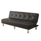 Contemporary Tufted Back Standard Couch Linen/Faux Leather Armless Sofa Bed Clearhalo 'furn' 'furn_sofas' 'Furniture' 'furniture_sofas' 'Living Room Furniture' 'Sofa' 'sofas' 1200x1200_d09447ca-e056-4205-9bc7-30bcc9668ed7
