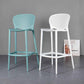 Modern Armless Backrest Counter Stool Plastic Balcony Bar Stool Clearhalo 'Bar Furniture' 'Bar Stools' 'bar_stools' 'furn' 'furn_bar_stools' 'furniture_bar_stools' 'Kitchen & Dining Furniture' 'kitchen&dining_furn' 'kitchen' 'kitchen_furn' Furniture' 1200x1200_d0950b92-4ec9-40b4-af99-8de416638afc