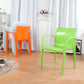 Contemporary Style Kitchen Dining Chairs Stackable Dining Arm Chairs (Set of 4) Clearhalo ' kitchen&dining_furn' 'Dining Chairs' 'Dining Tables & Seating' 'dining_chair' 'furn' 'furn_dining_chair' 'Furniture' 'furniture_dining_chair' 'Kitchen & Dining Furniture' 'kitchen' 1200x1200_d0952dbe-5d96-400f-93a1-93343e396172
